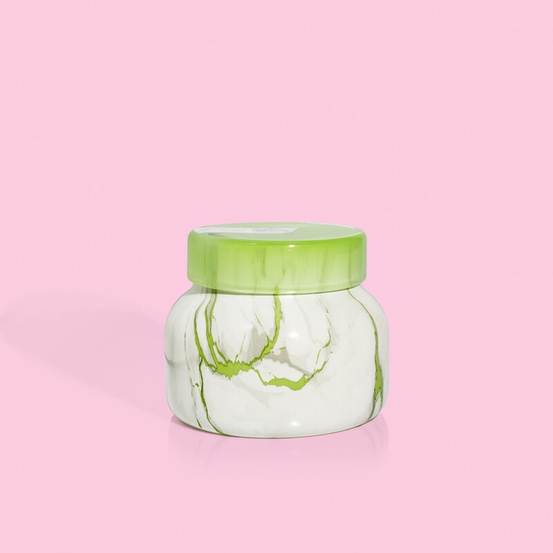 Honeydew Crush Modern Marble Petite Jar image number 0